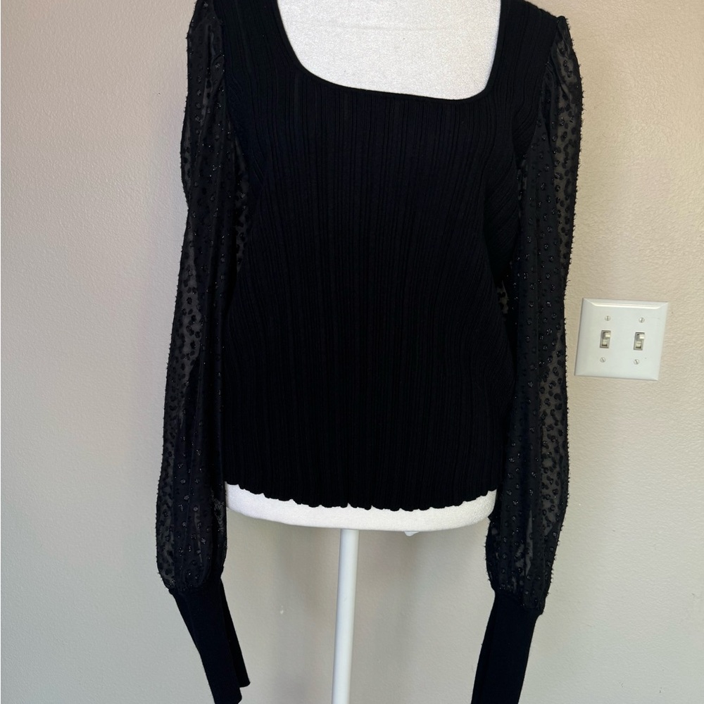 Anthropologie Top- Black 2x